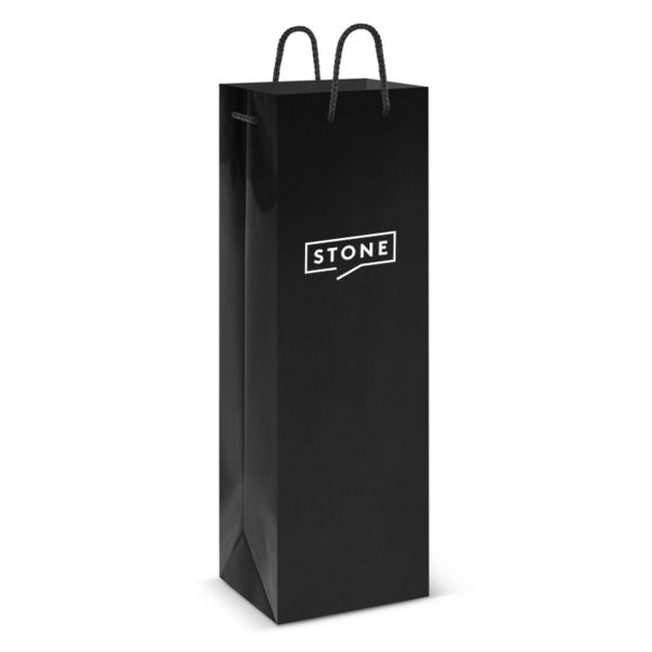 Stone Laminated Wine Bottle Bag Thumbnail