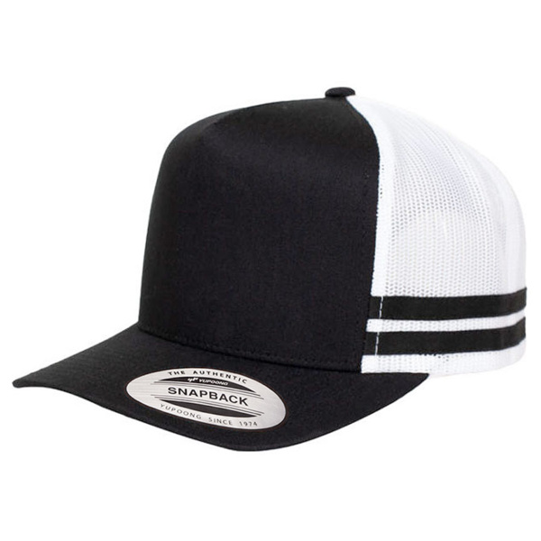 Yupoong Classic Stripe Trucker Cap Thumbnail
